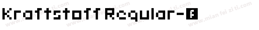 Kraftstoff Regular字体转换